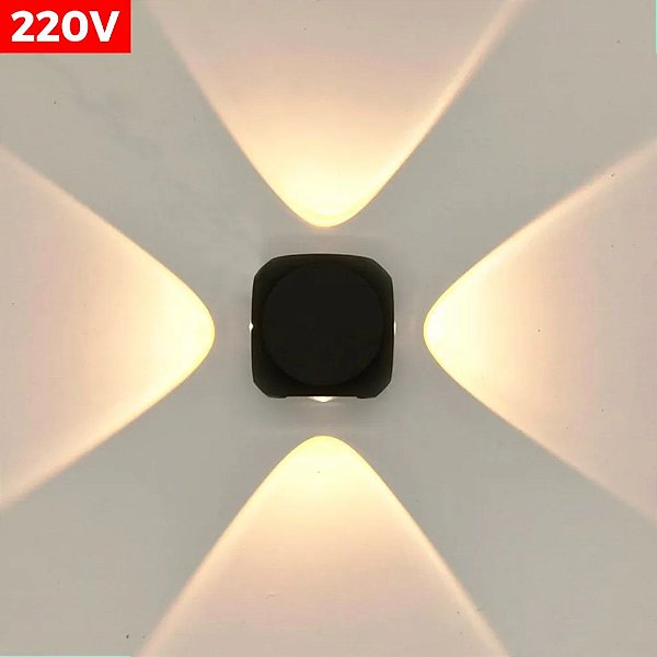 ARANDELA DE LED 4 FOCOSX1W ABS IP65 NE-BH-15