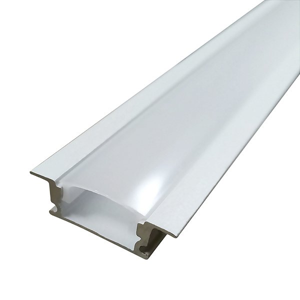 PERFIL DE EMBUTIR LINEAR 24X7 2 METROS BRANCO 6864