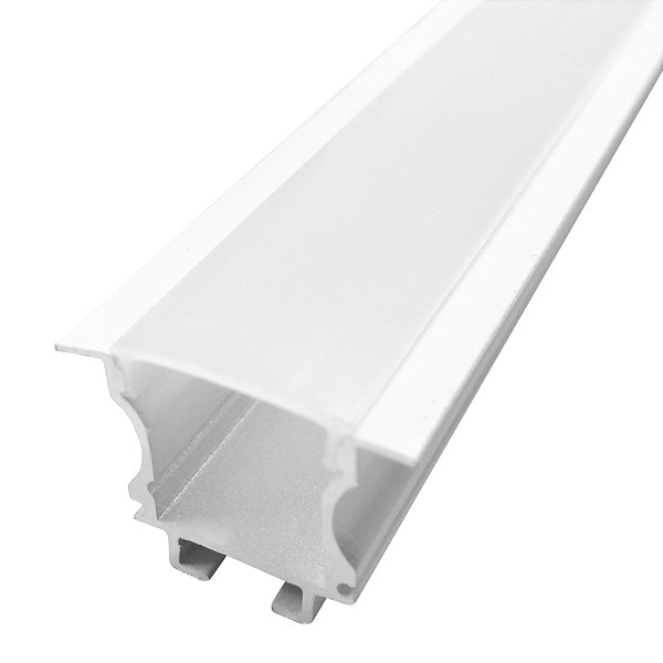 PERFIL DE EMBUTIR 2 METROS 24X17 BRANCO 6212