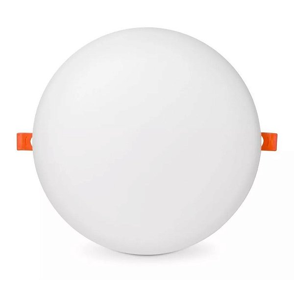 PLAFON LED SOBREPOR BORDAS INFINITA REDONDA 10W AMARELA 3000K 30079