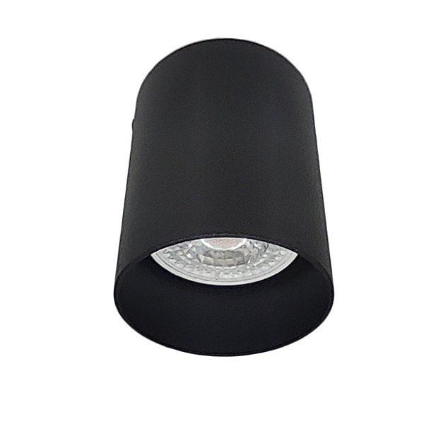 SPOT SOBREPOR MR16 REDONDO COR-PRETO PVC IP20 LUZ SOLLAR 5449