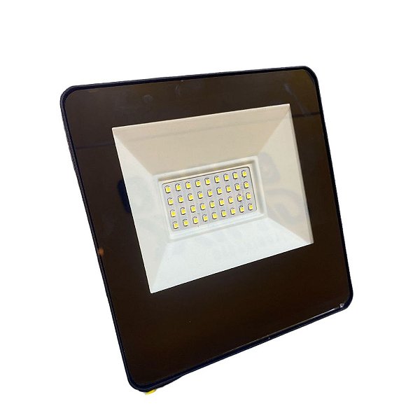 REFLETOR LED SLIM EXTERNO 30W 220V LUZ BRANCA 30355