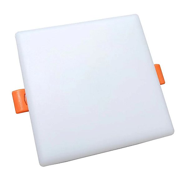 PLAFON SOBREPOR BORDAS INFINITA QUADRADA 32W AMARELA 3000K 30243