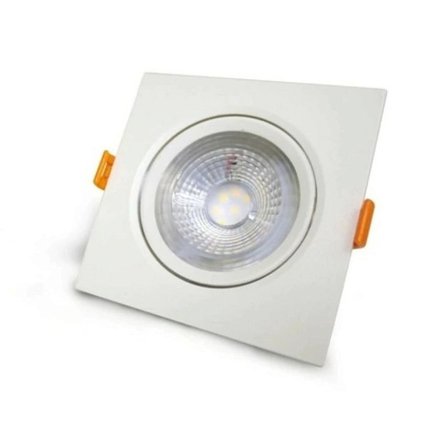 SPOT DE LED EMBUTIR QUADRADO 3W MR11 LUZ BRANCA BRAVOLED 30177