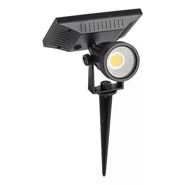 BALIZADOR LED/ESPETO EXTERNO SOLAR LUZ AMARELA ELGIN