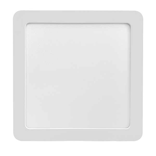 PAINEL LED PLAY SOB. QUAD. 12W 100-240V 6.500K  - (83466004) (LUZ BRANCA)