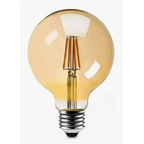 LAMPADA LED DECORATIVA RETRO 4W G125 SOQUETE E27 30306