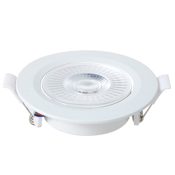 SPOT SLIM LED EMB. RED. PBT E PC BIVOLT 6W 6.500K - BRANCO