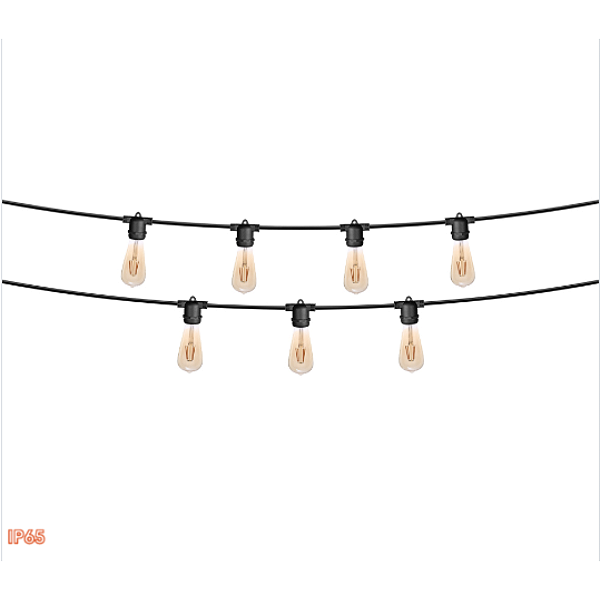 HANG STERN PVC 5000MM IP65 BIVOLT 8XE27 40W CORDA (NÃO ACOMPANHA AS LAMPADAS)