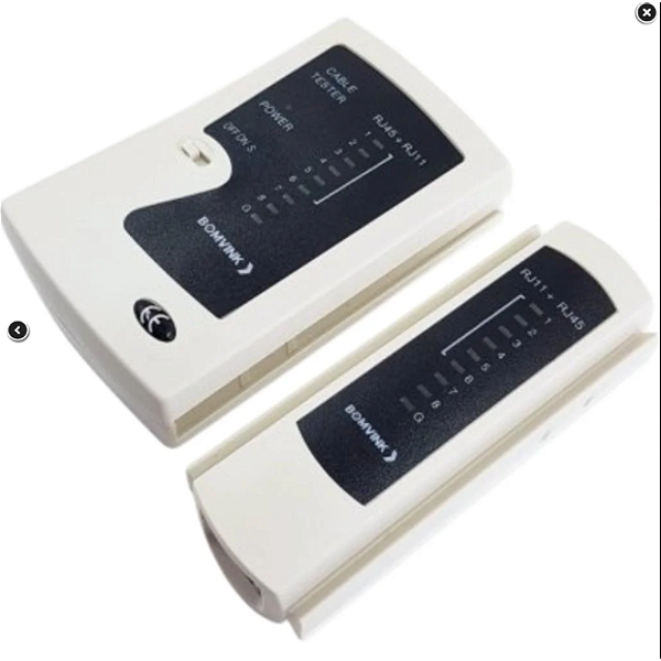 TESTADOR DE CABO DE REDE E TEL BOM 6802