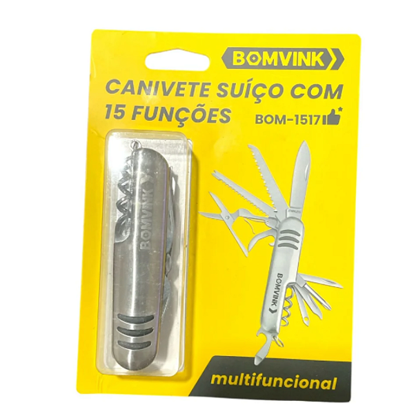 CANIVETE DOBRAVEL MULTIFUNCAO BOM-1517