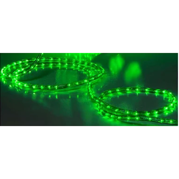MANGUEIRA LED 11MM 2 FIOS VERDE 220V 2 METROS