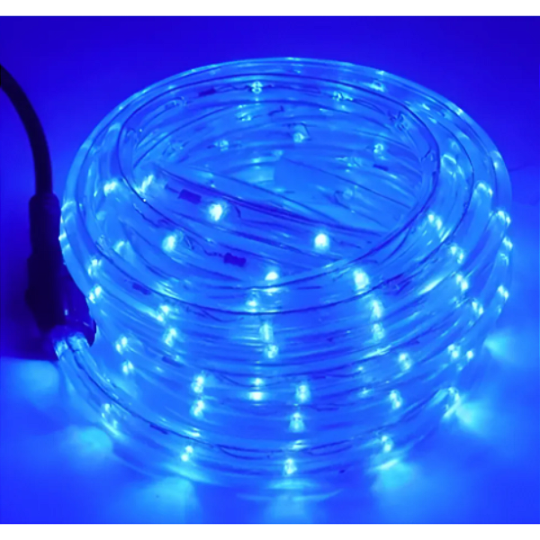 MANGUEIRA LED 11MM 2 FIOS AZUL 220V  2 METROS