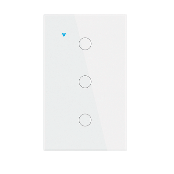 INTERRUPTOR INTELIGENTE TOUCH, BLUETOOTH - TENSAO DE ENTRADA (BIVOLT): AC 100~240V - 50/60HZ - ALPHA-100-3