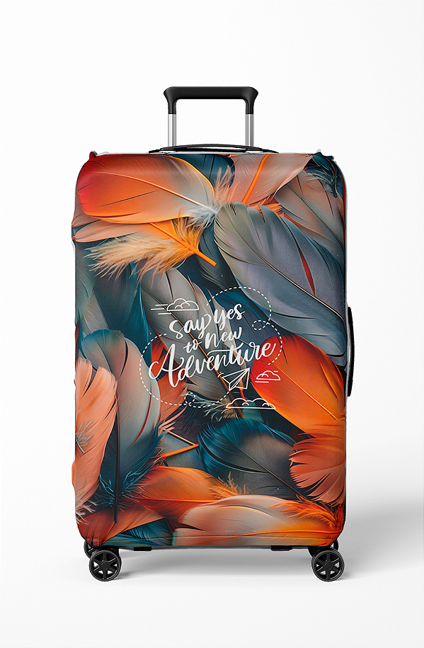 Capa Protetora Antifurto Mala Viagem Penas 10 23 32Kg