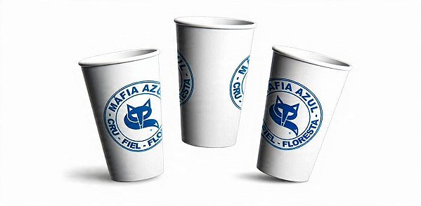 Copo Máfia Azul Escudo