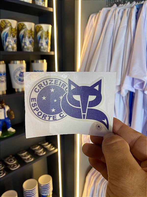 Sticker Máfia Azul Escudo Cruzeiro