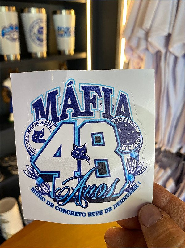 Sticker Máfia Azul 48 Anos