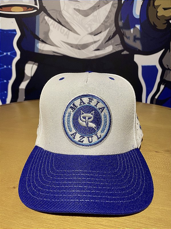 Boné Máfia Azul 1977 Aba