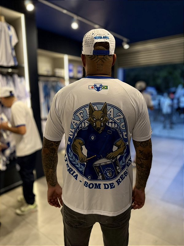 Camisa Bateria Máfia Azul