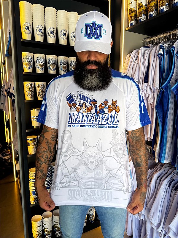 Camisa Máfia Azul 49 Anos