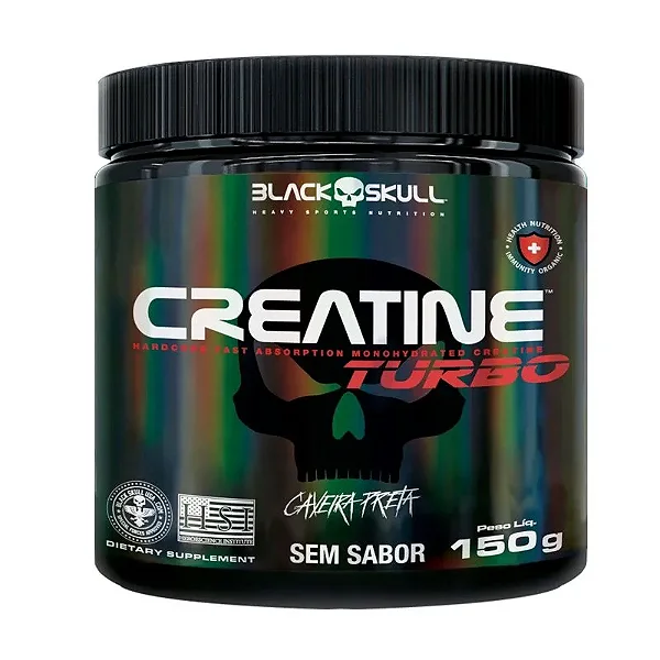 Creatina turbo black skull 150g