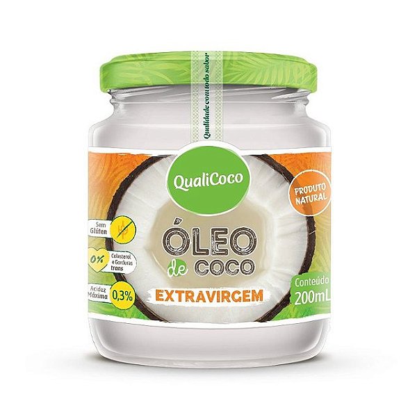 Óleo de coco extravirgem 200ml qualicoco
