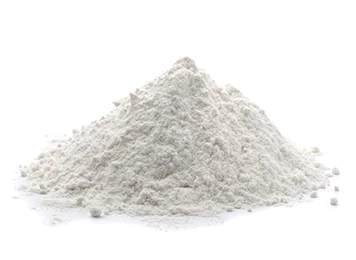 Argila branca em pó