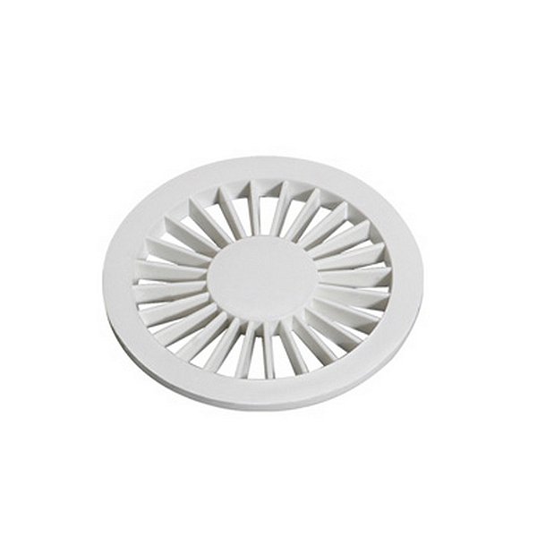 GRELHA REDONDA BRANCA 100MM