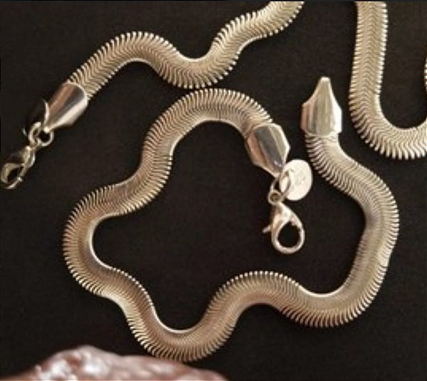 Pulseira lacraia dourada