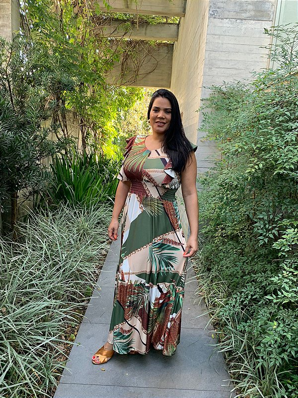 VESTIDO LONGO ELANCA