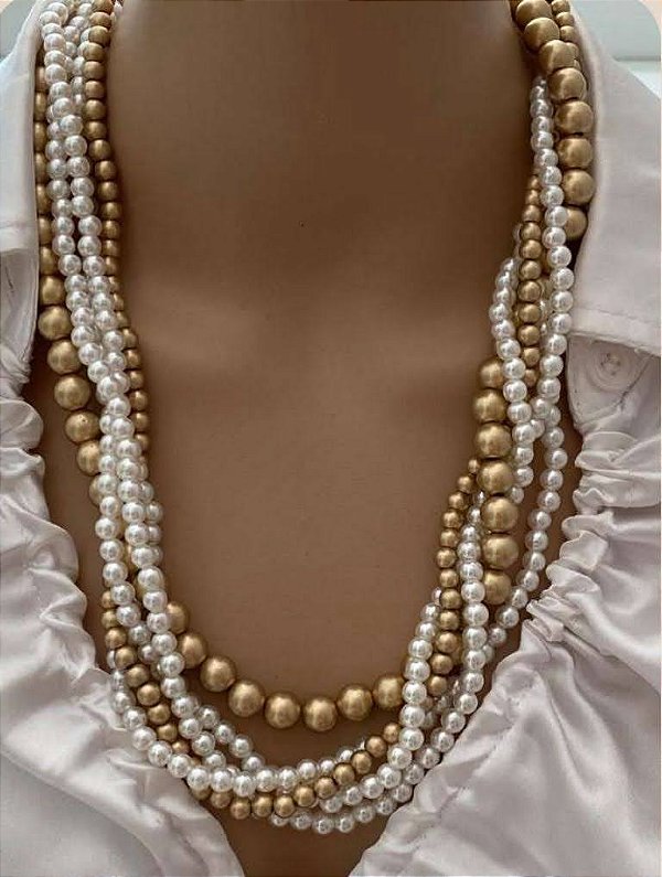 Colares pérolas