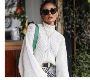 BLUSA FECHADA  FIO ANGORA