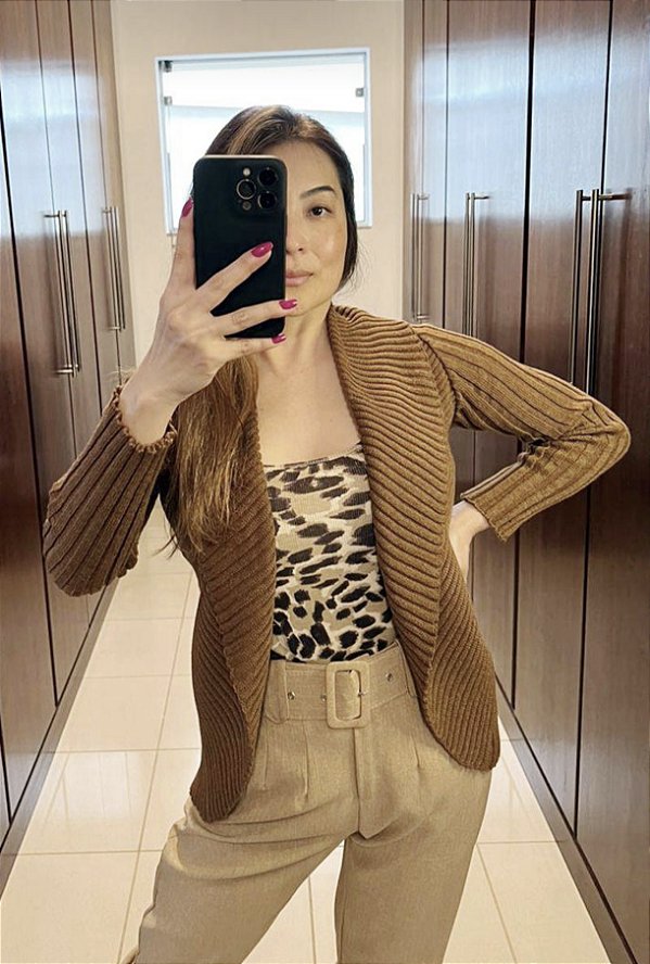 BLUSA CASUAL CARAMELO