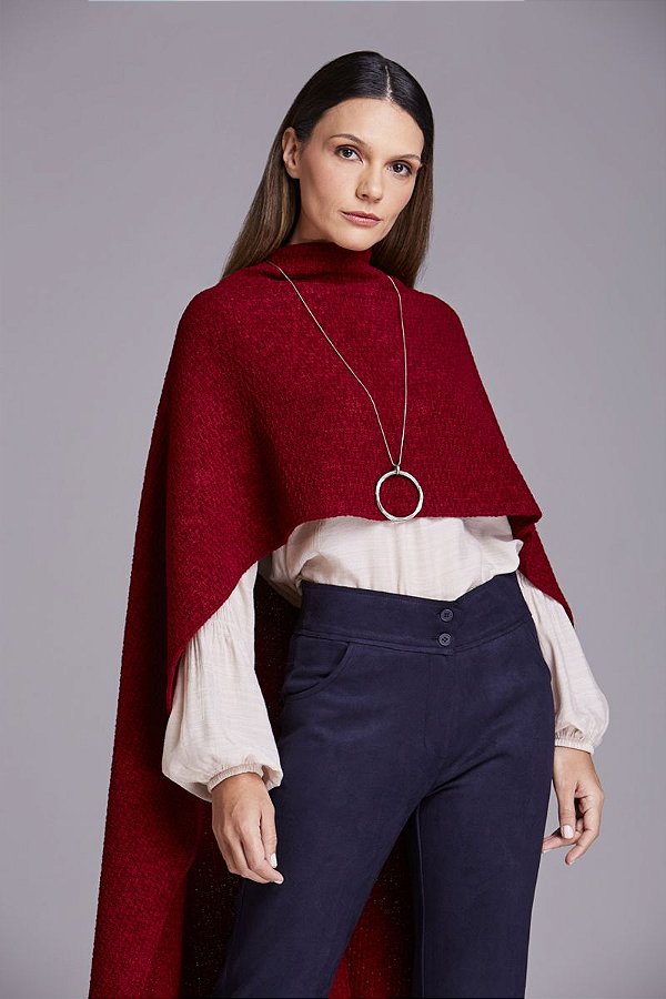 PONCHO ASSIMETRICO COBRE