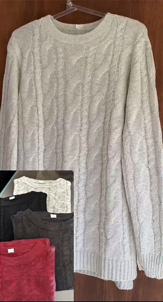 BLUSA MAX COOL cinza- veste 42-44