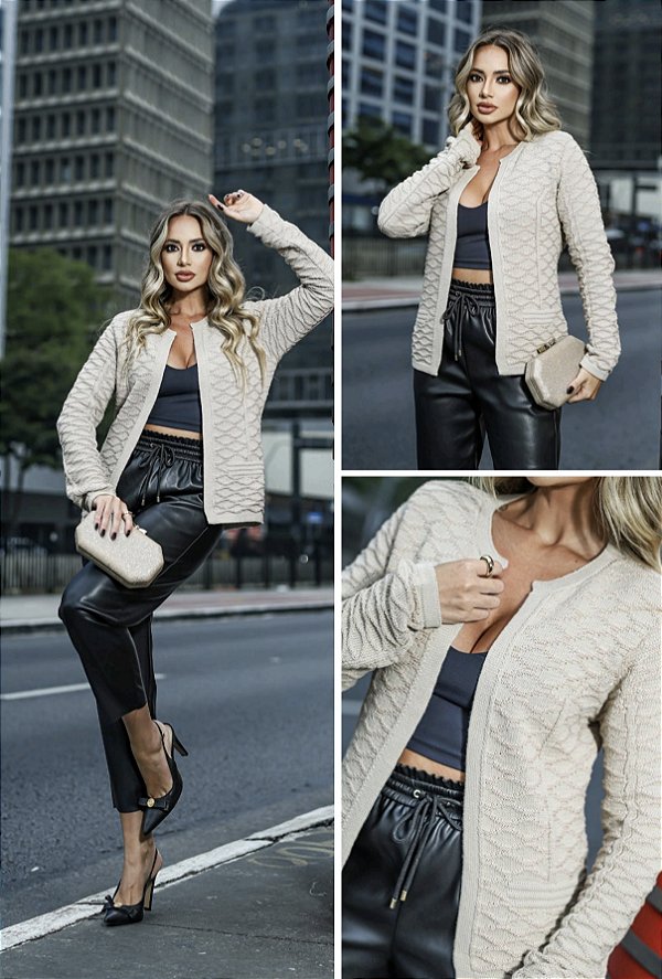 CASACO CHANEL ALGODÃO