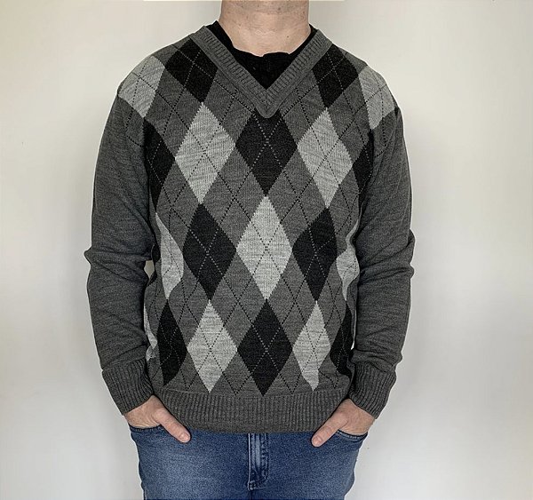 SUÉTER  ESCOCÊS MASCULINA M