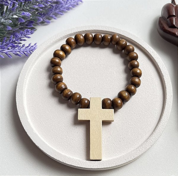 Pulseira Preto Velho em Madeira