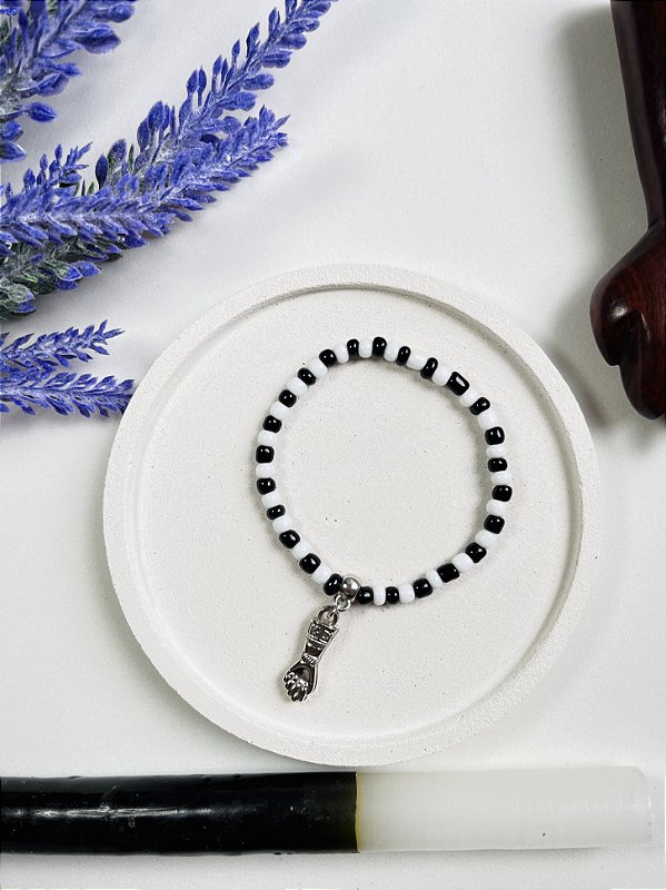 Pulseira Preto Velho com Figa