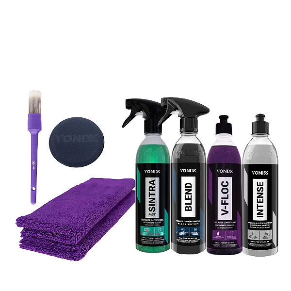 KIT LAVAGEM AUTOMOTIVA INTERNA E EXTERNA VONIXX + APLICADOR