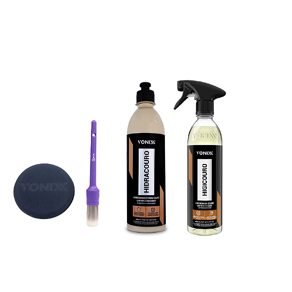 KIT PROTEÇÃO E HIGIENIZAÇÃO DE COUROS