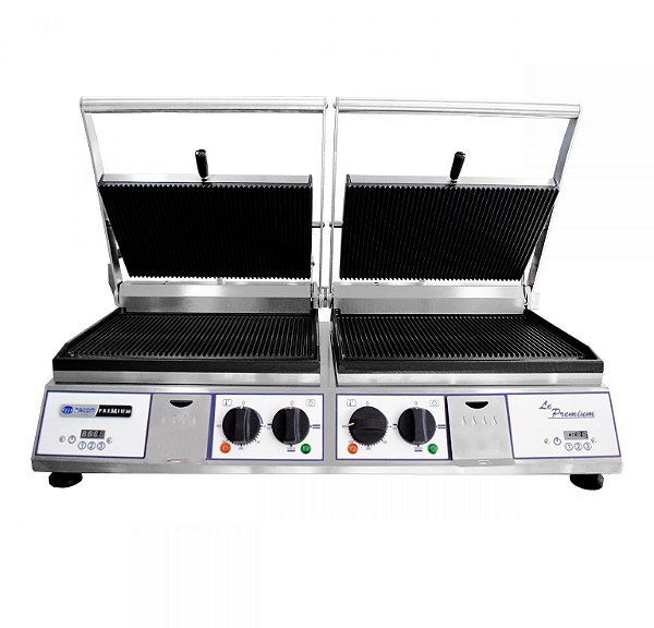 Grelhadores Elétricos com Placa/Prensa ranhurada