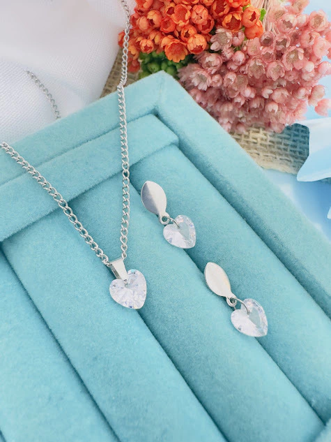 CONJ. CORAÇÃO ZIRCONIA - AÇO INOX