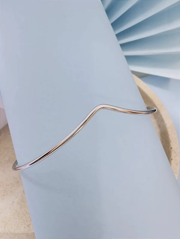 BRACELETE CURVO ANTEBRAÇO - AÇO INOX