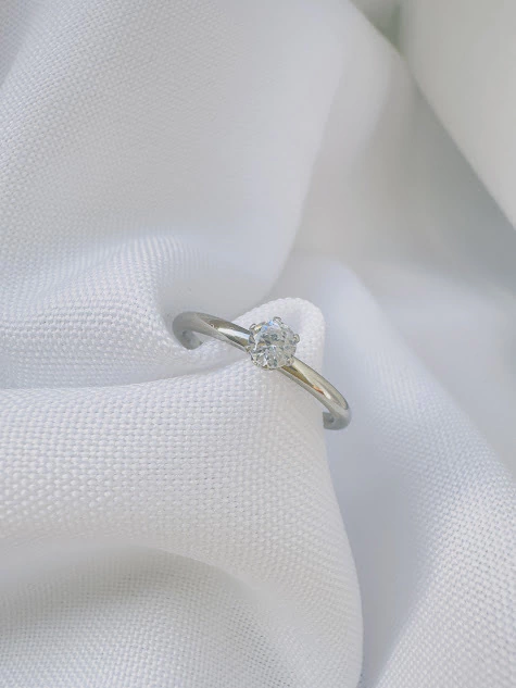 ANEL SOLITARIO CRISTAL 2MM - AÇO INOX