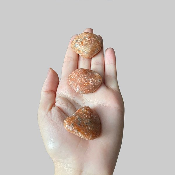 Calcita Laranja Rolada - Pedra da Alegria, Vitalidade, Expressão