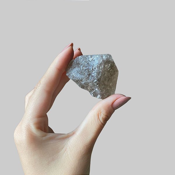 Quartzo Fumê Bruto- Pedra da Concretização