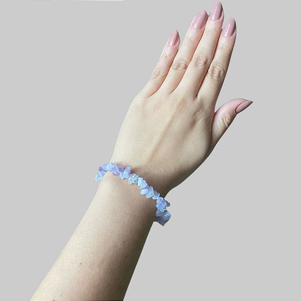 Pulseira de Ametista Lavanda- Intuição, Conexão, Espiritualidade e Eleva a Vibração