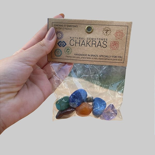 Kit Chakras Rolado- Alinhamento dos Chakras